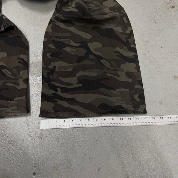 GREEN CAMO Baggy y2k DENIM 32 WAIST - Picture 5 of 7